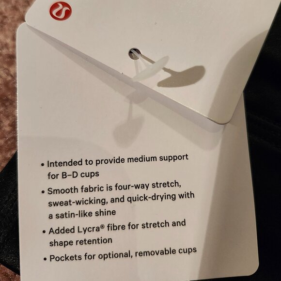 NWT - Lululemon Energy Bra longline 🖤 - Picture 4 of 4